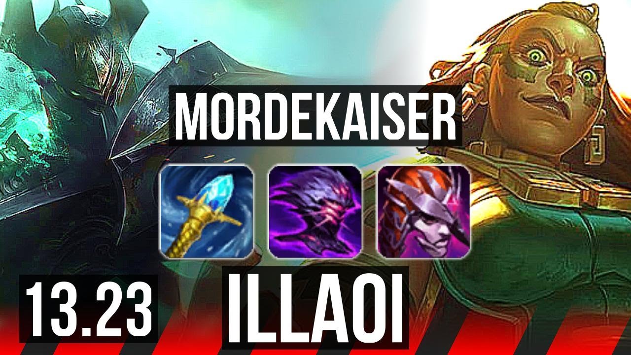 MORDEKAISER vs ILLAOI (TOP) | Comeback, 7 solo kills | BR Master | 13.23