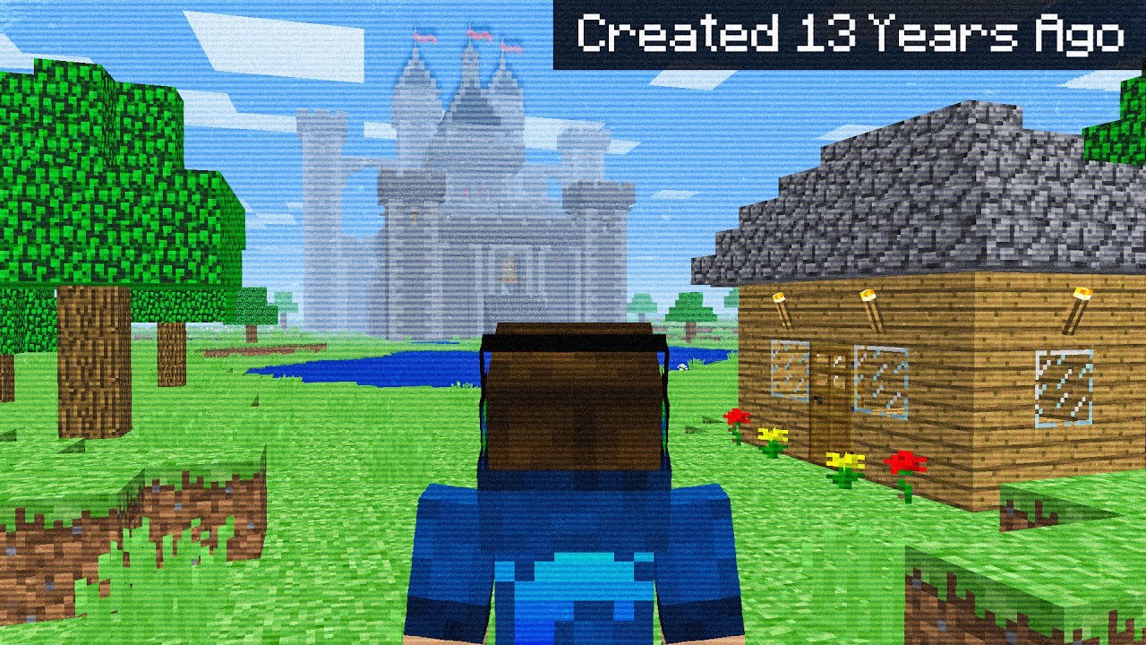 Я нашел свой мир Minecraft 13-летней давности…