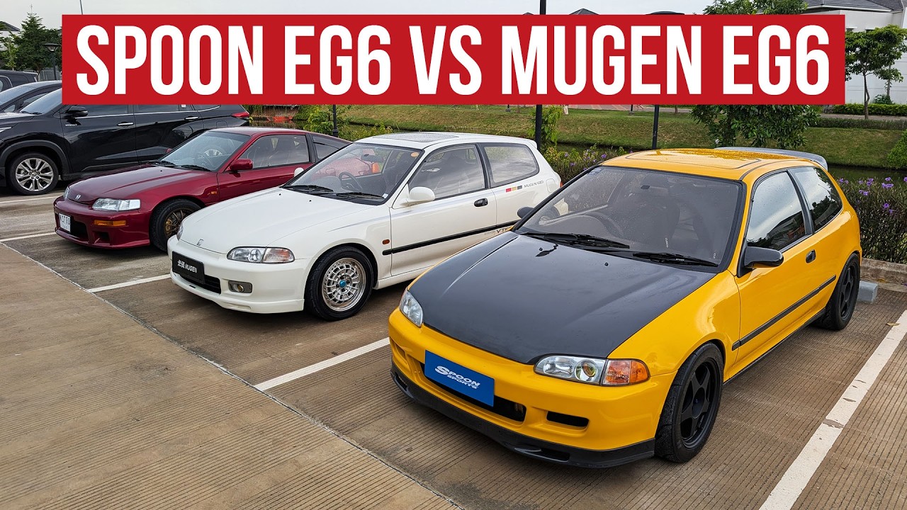 Ultimate Spoon EG6 vs Ultimate Mugen EG6 vs Ultimate CRX: Indonesia's Honda Love is Top Tier