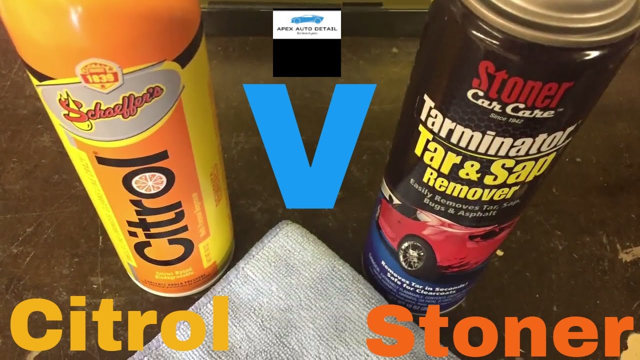 Head to Head!!! Schaeffer Citrol 266 Versus Stoner Tarminator Bug and Tar Remover!!!