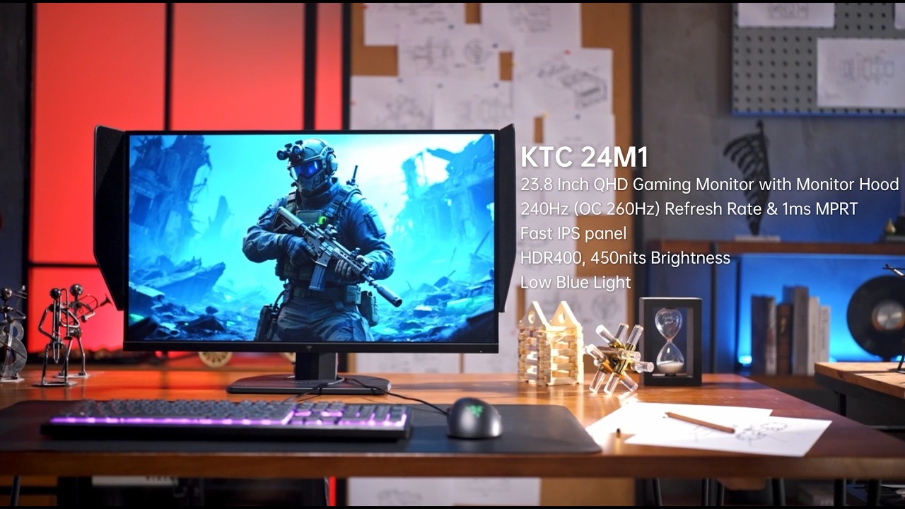 Meet the KTC 24M1 &mdash; your new competitive gaming monitor built to dominate every match!