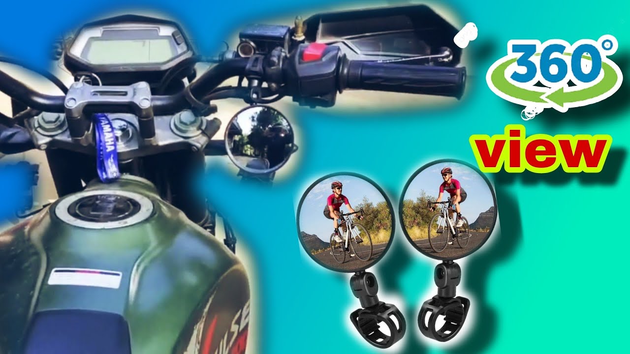 360° Degree View Mirror for Bikes