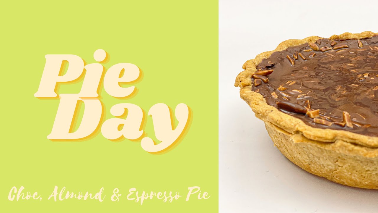 CHOCOLATE ADDICTS - Choc, Almond & Espresso Pie