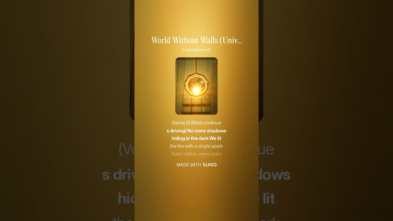 World Without Walls Universal Freedom