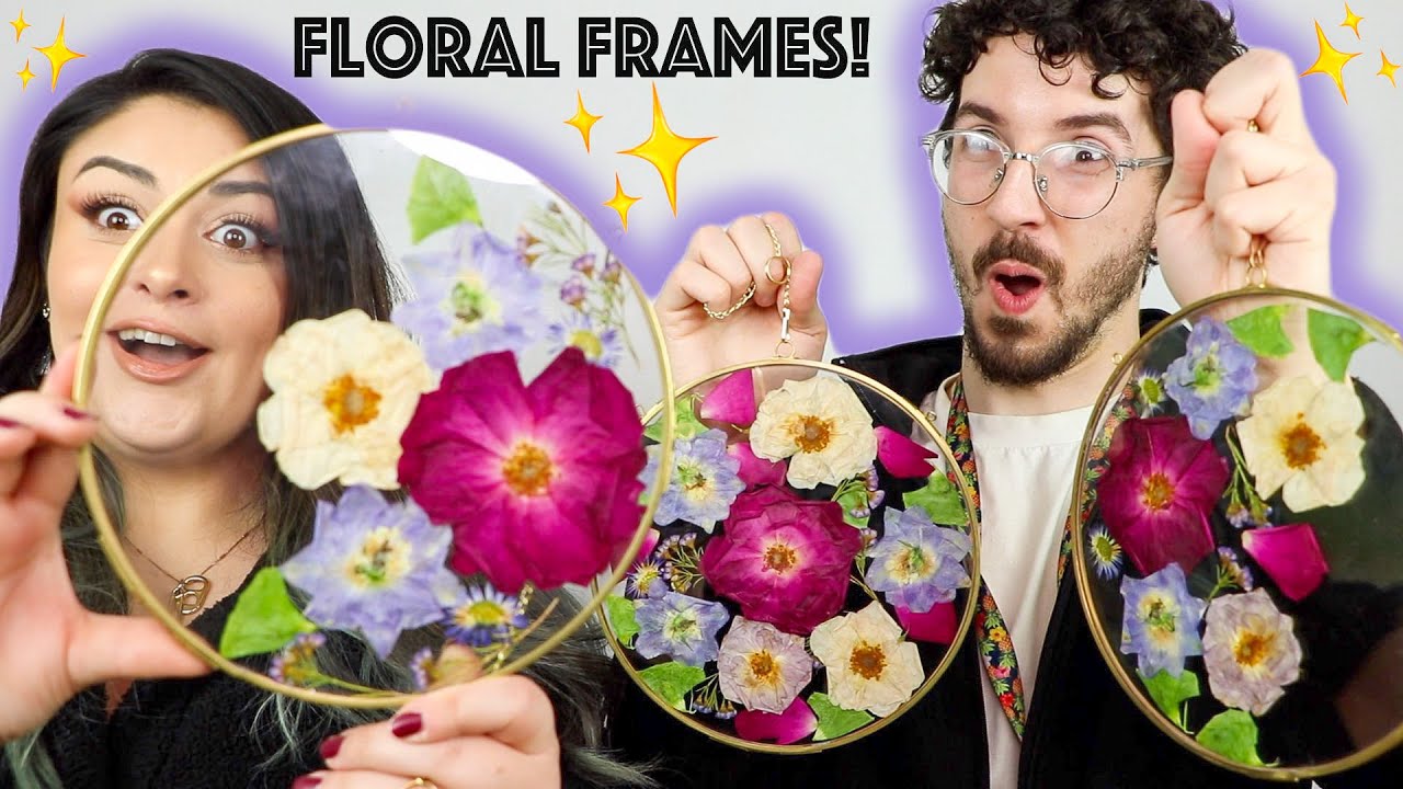 How You Can Preserve REAL FLOWERS WITHOUT RESIN! feat. My Husband!