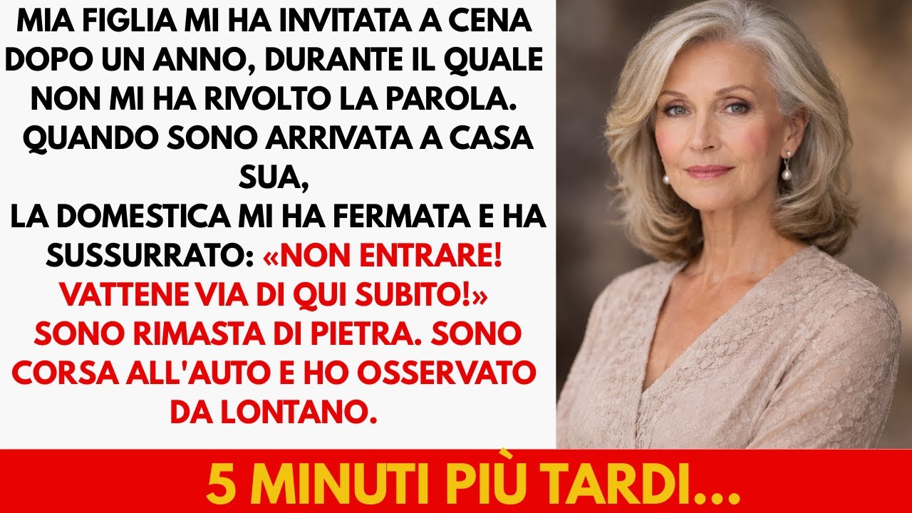 “Non entrare, scappa via da qui immediatamente!” — urlò la domestica. Corsi via — e cinque minuti d…