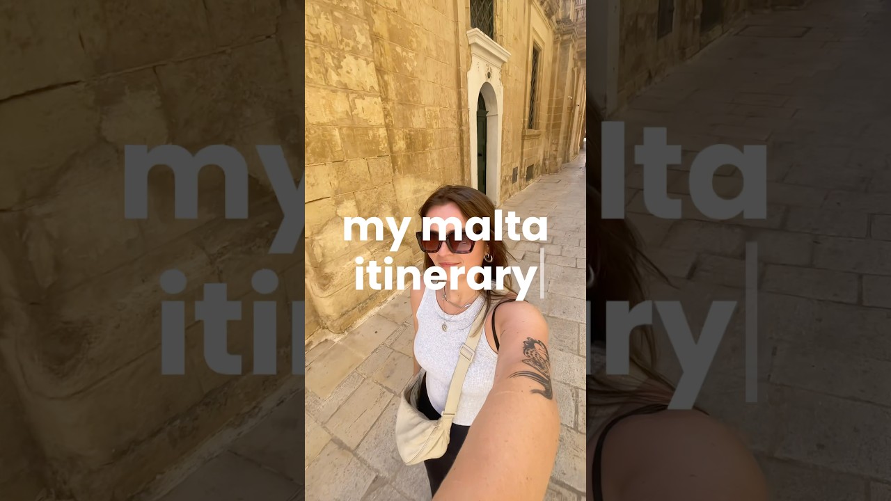 my 3 day itinerary for malta | #europetravel #maltatravel #travelvlog