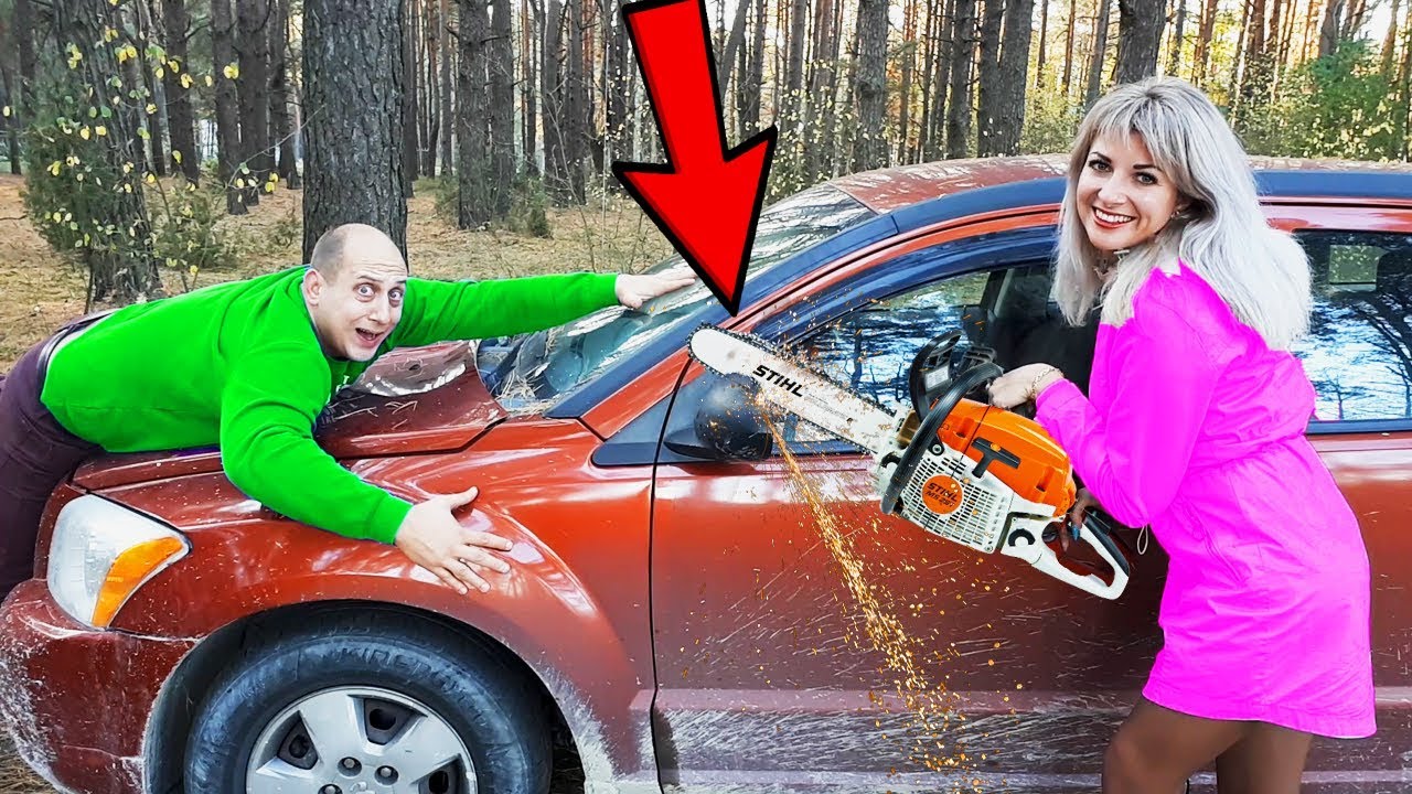 БЕНЗОПИЛА В РУКАХ У ЛЕНЫ. ЧТО СЛУЧИЛОСЬ? Crazy Life