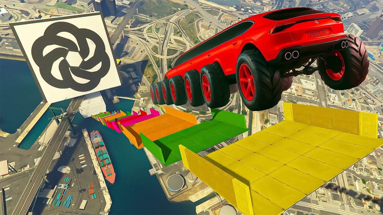 MEGA RAMPA CHAT GPT INCREDIBILE !!! 🐷GARE🐷 GTA 5 ONLINE
