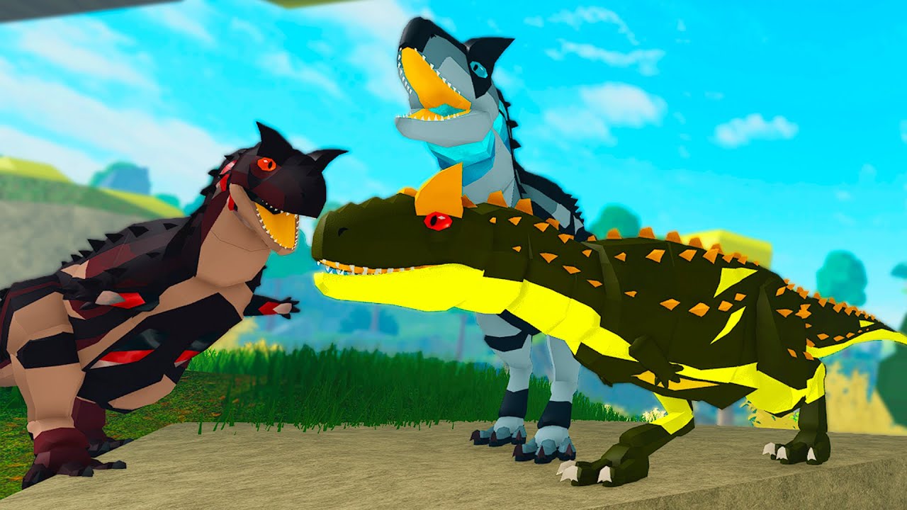 As Maiores AVENTURAS do Trio de CARNOTAUROS, O Fim da Jornada! - Prehistoria ROBLOX (PT-BR)