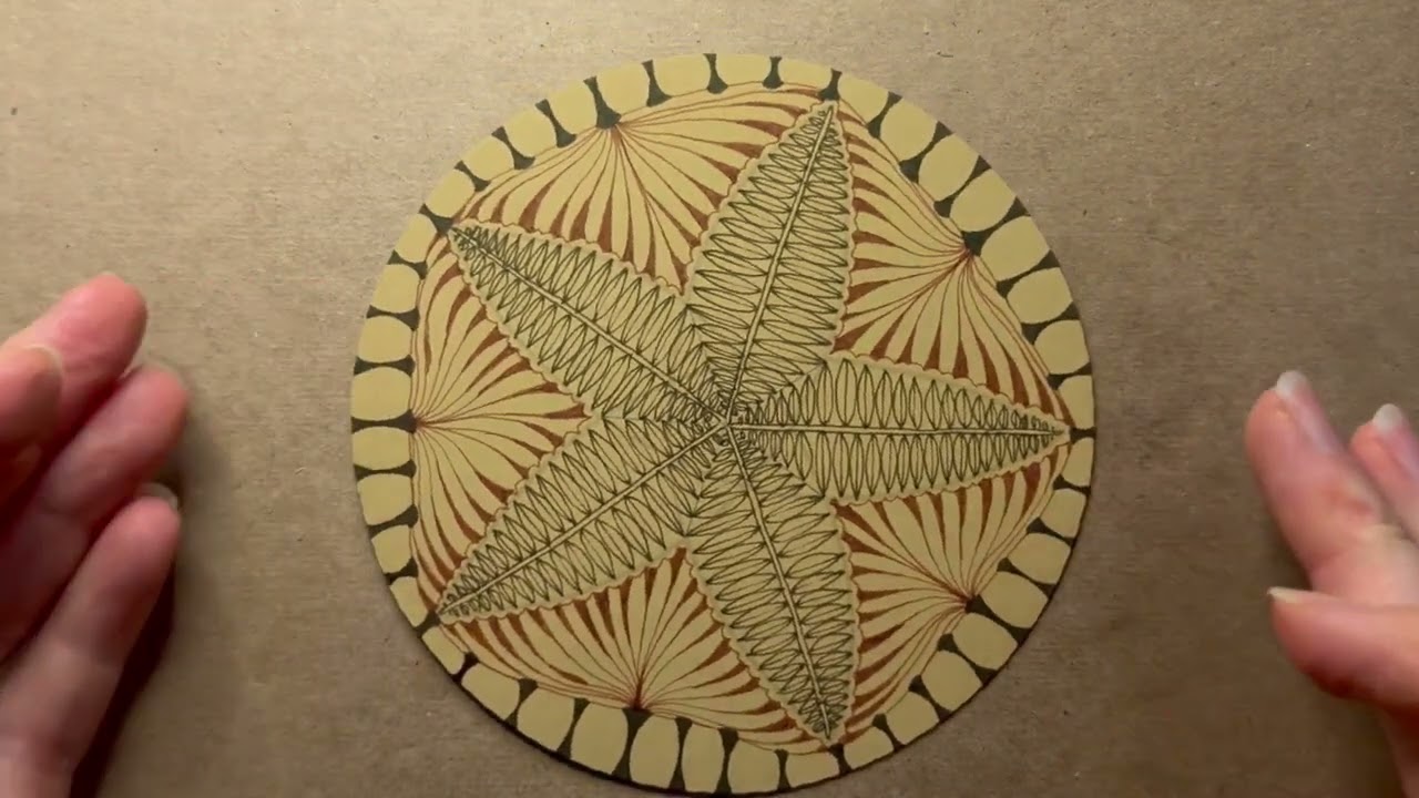 Пакет проектов Zentangle № 28: День 9