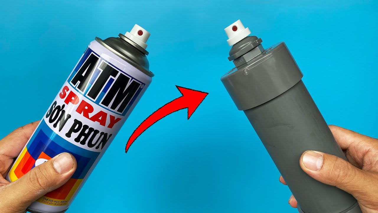 You Will Thank Me All Your Life! Easy Way To Make Paint Spray From PVC Pipe