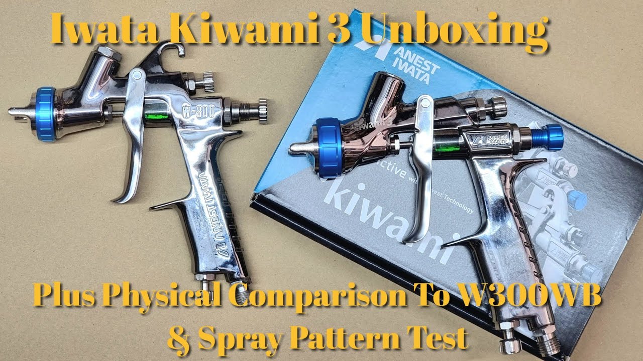 Anest Iwata Kiwami3 Unboxing & Physical Comparison To The W300 WB