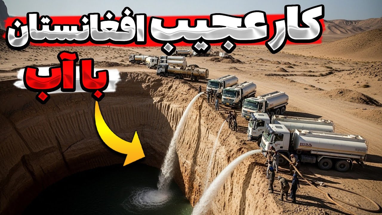 افغانستان میلیون ها متر مکعب آب بدون نمک را را در بیابان میریزد نتیجه جهان را شوکه میکند.