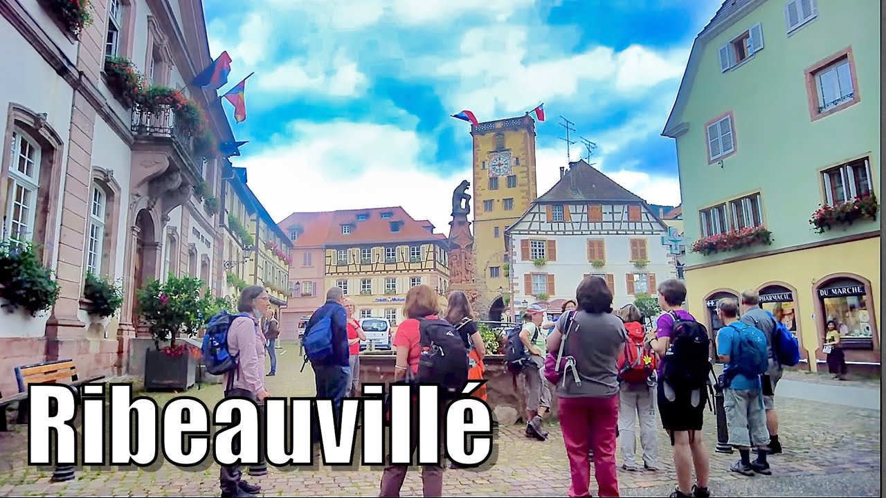 Ribeauvillé, France 4K Walking Tour - Most Beautiful Village in Alsace