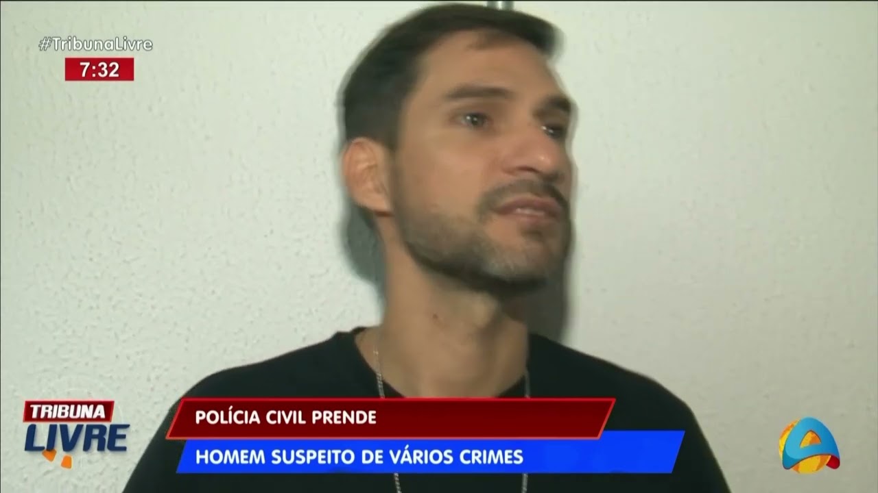 Tribuna Livre - Polícia Civil prende homem suspeitos de vários crimes