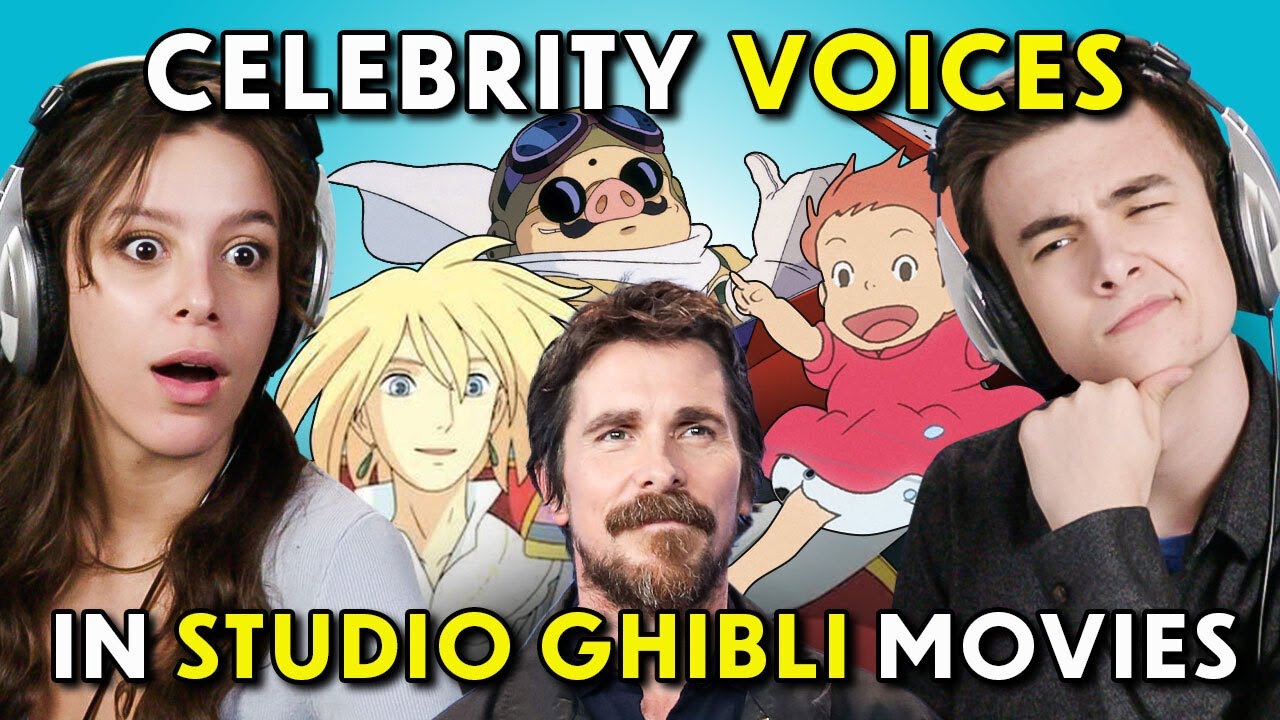 Can YOU Guess That Studio Ghibli Voice Actor?! (Howl's Moving Castle, Ponyo, Porco Rosso)