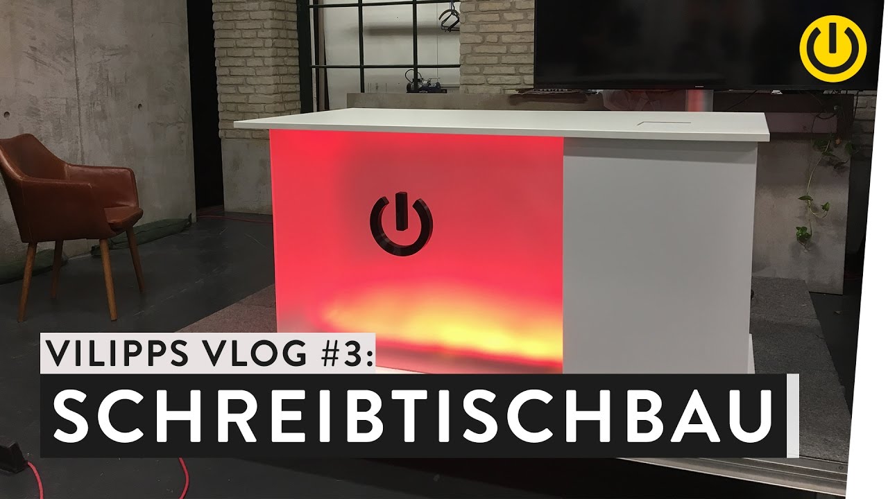 Schreibtisch bauen und das Drama um die Obernutfräse | Vilipps VLog #3