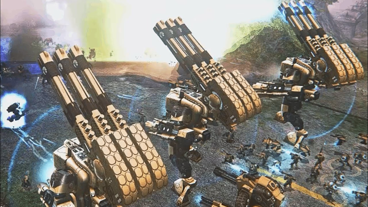 KX139 TA&rsquo;UNAR SUPREMACY ARMOUR in action! - Unification Mod, Warhammer 40K: Dawn of War: Soulstorm