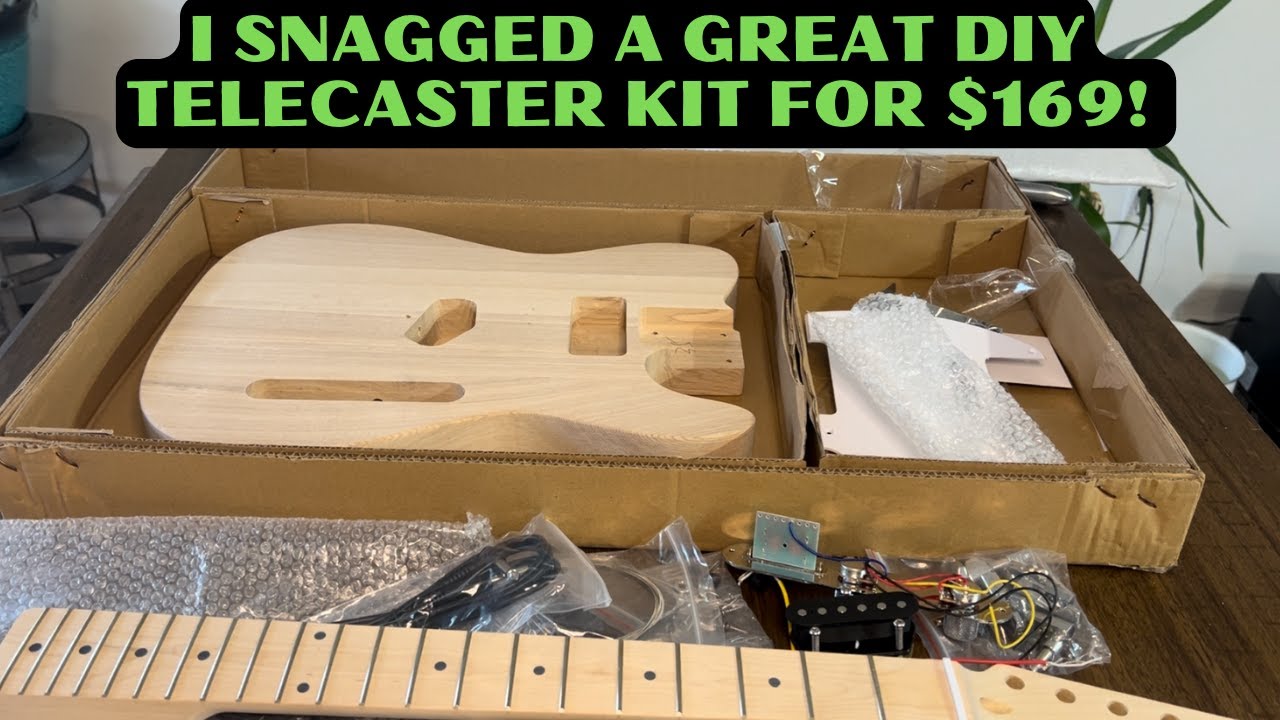 DIY Telecaster Kit Unboxing - From Bargain Musician On eBay