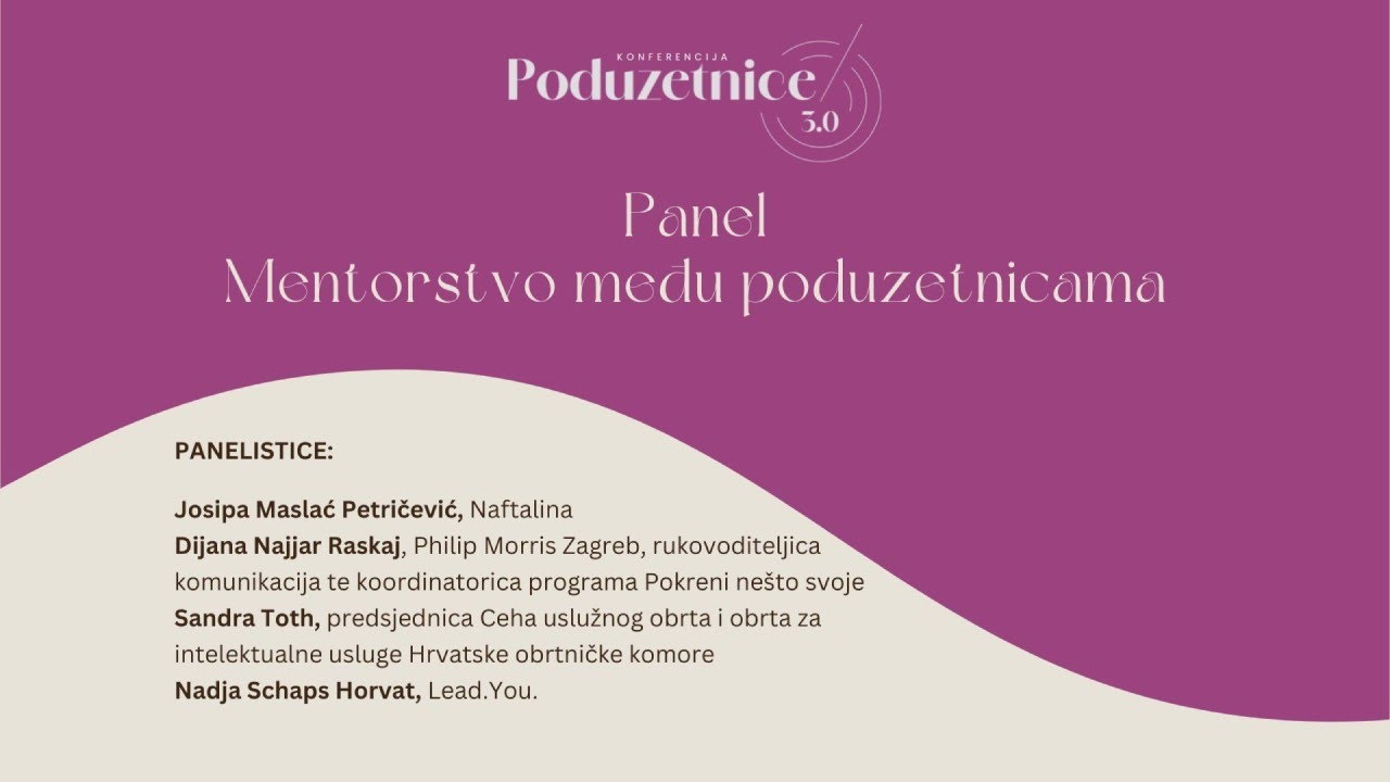 Poduzetnice 3.0 - Mentorstvo među poduzetnicama