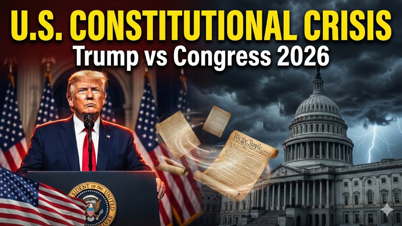 U.S. Constitutional Crisis 2026: Trump vs Congress, DOJ Indictments & 25th Amendment Drama