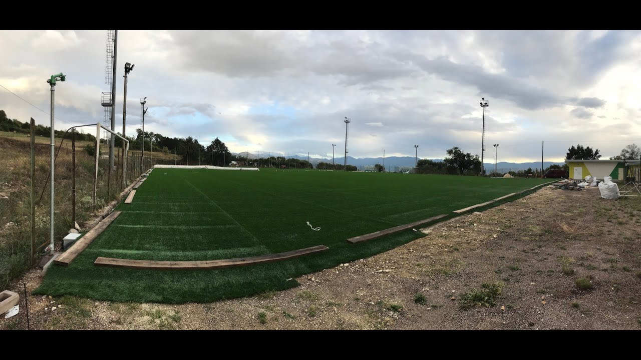 Lavori in Corso Nuovo Campo Sportivo Aielli 26sett2020