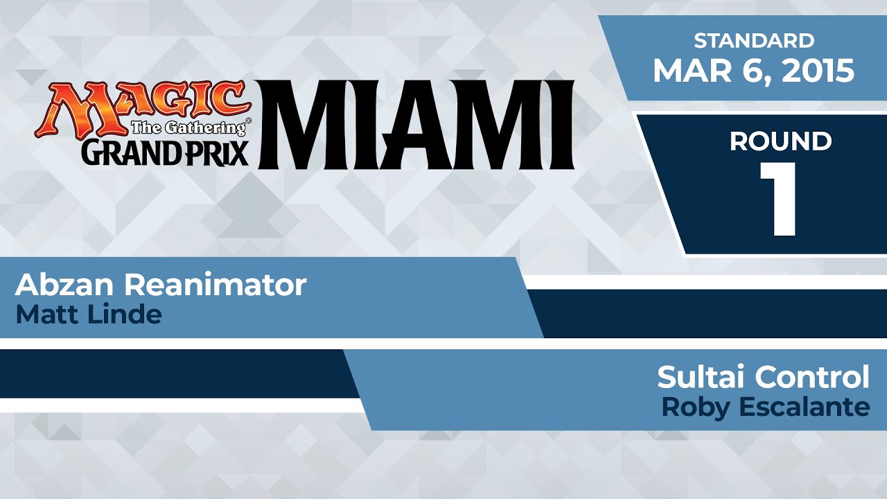 GPMiami: Round 1 - Matt Linde vs Roby Escalante | Standard