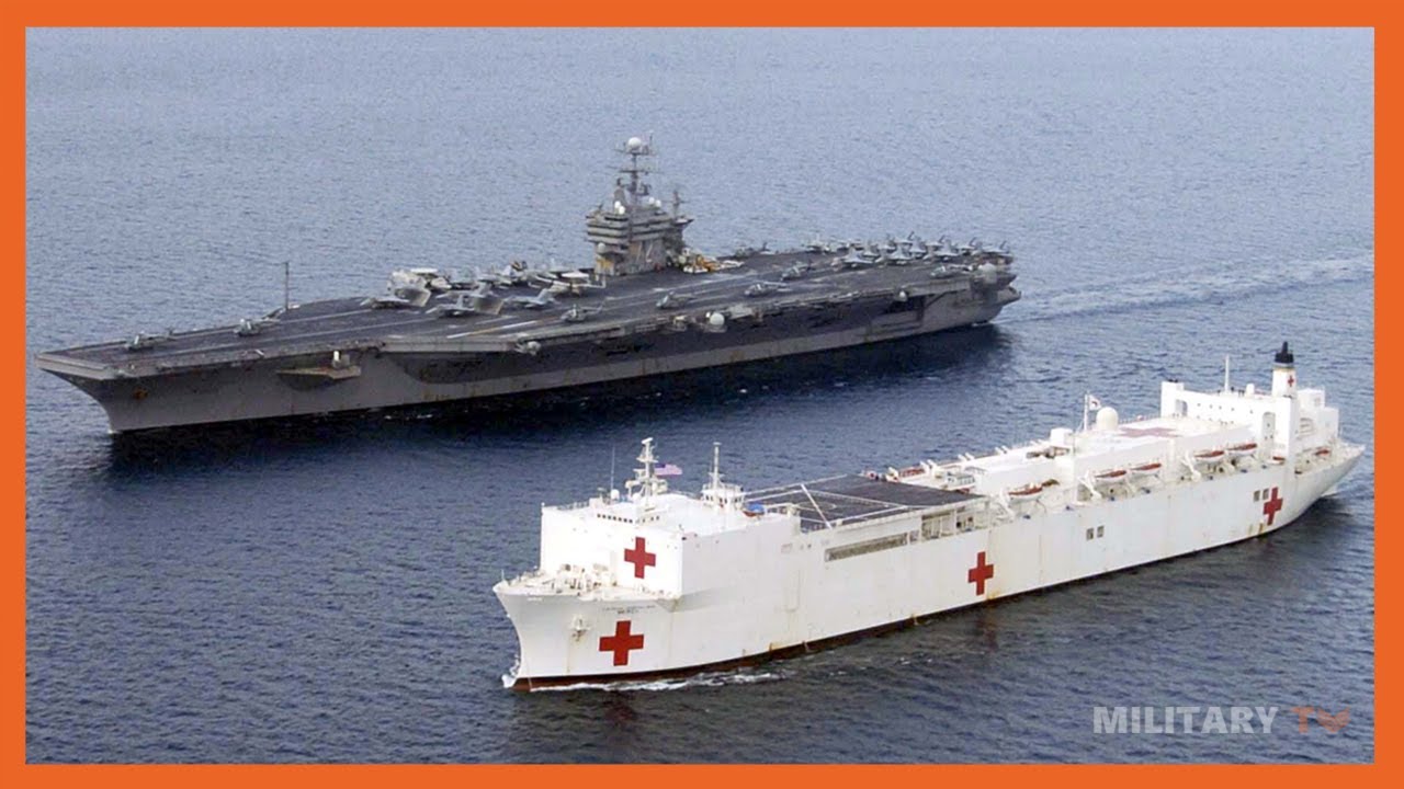 Крупнейшее в истории госпитальное судно ВМС США — USNS Mercy и USNS Comfort