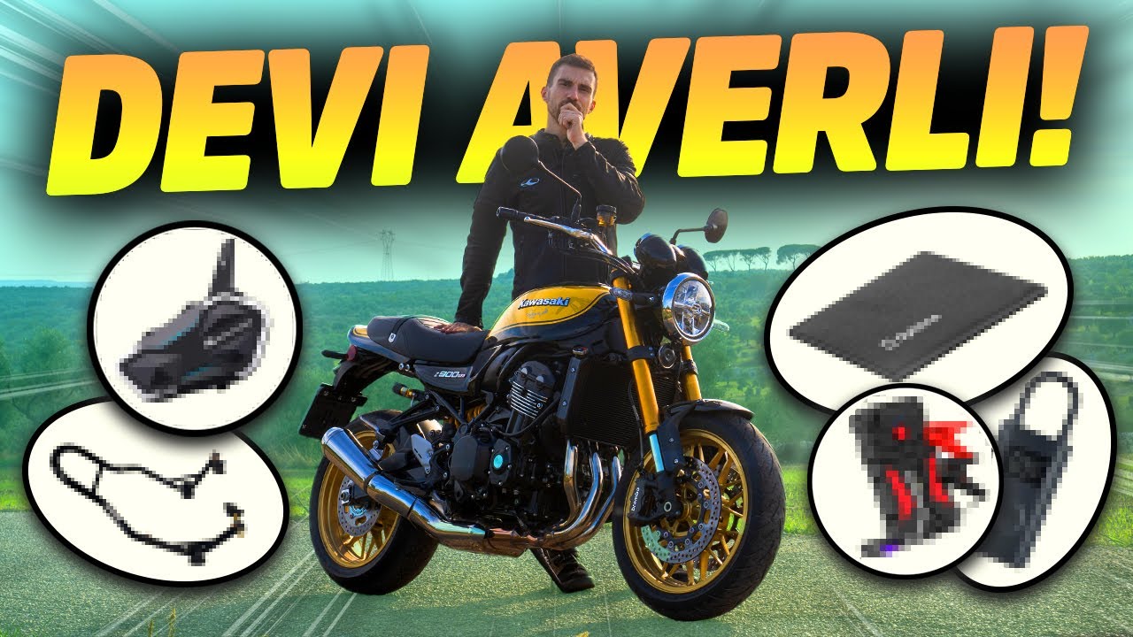 5 ACCESSORI DA AVERE SE INIZI AD ANDARE IN MOTO! 🏍️