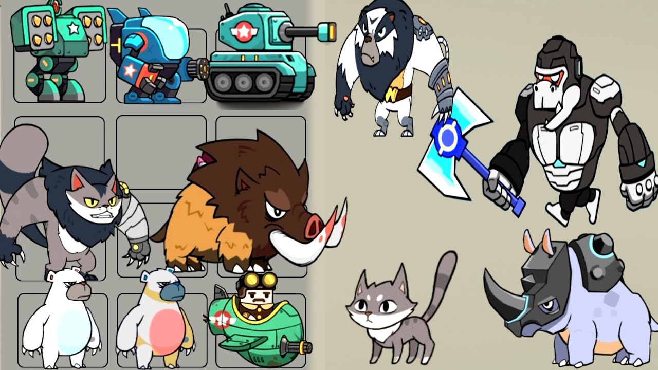 Robots Master vs Animals Monster : Mega Robots vs Monster Animal, Merge Battle, New Episode
