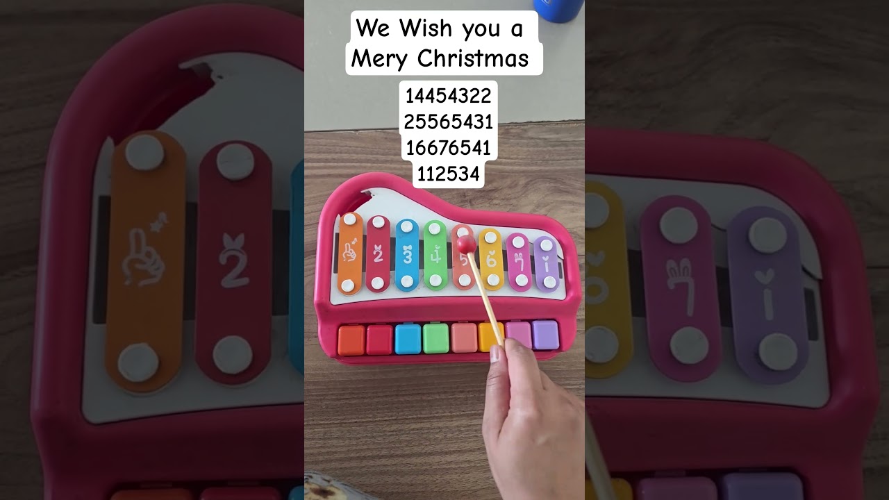 We Wish you a Mery Christmas Xylophone Tutorial #xylophone #beginnermusic #music #tutorial