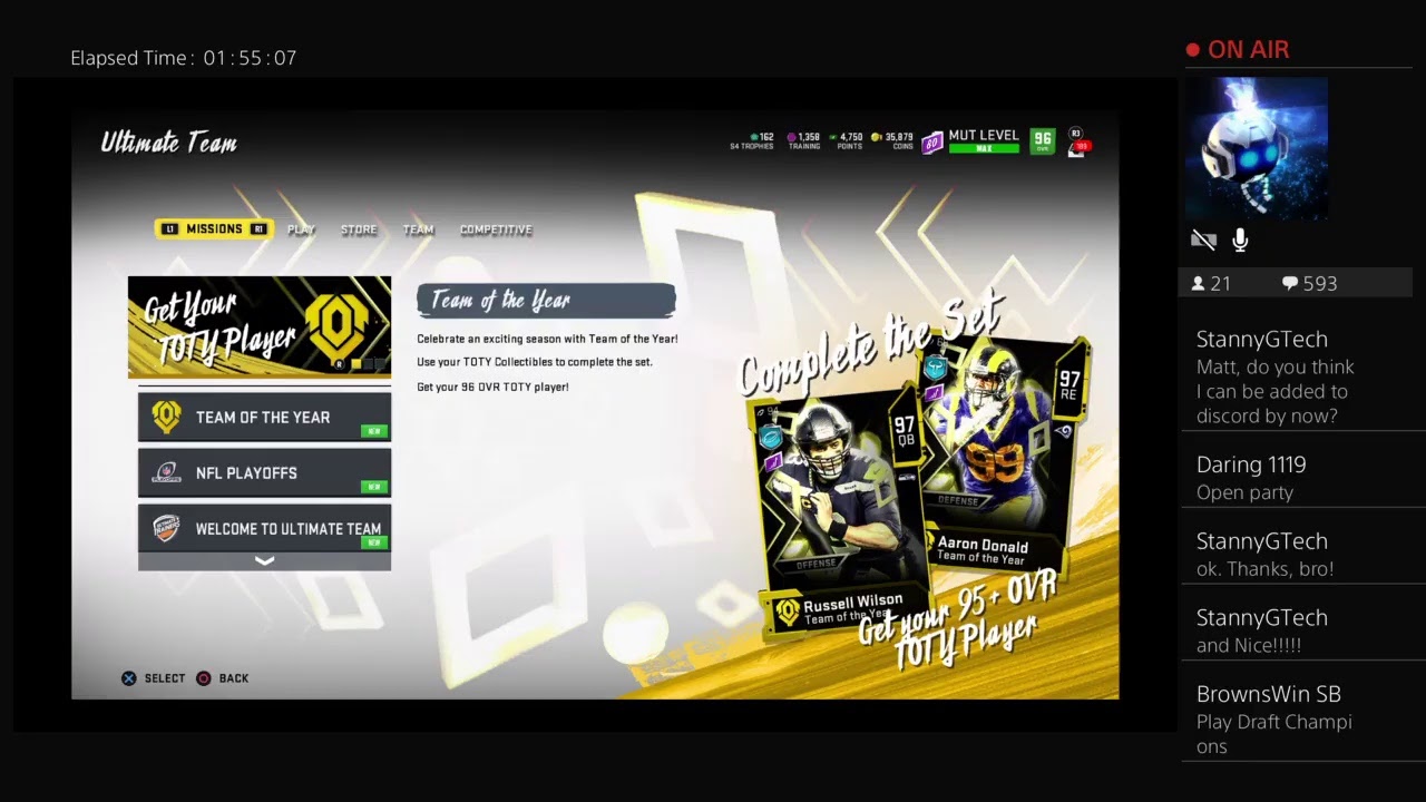MUT 20 H2h season gameplay! 99 Wilson 99 Donald gameplay