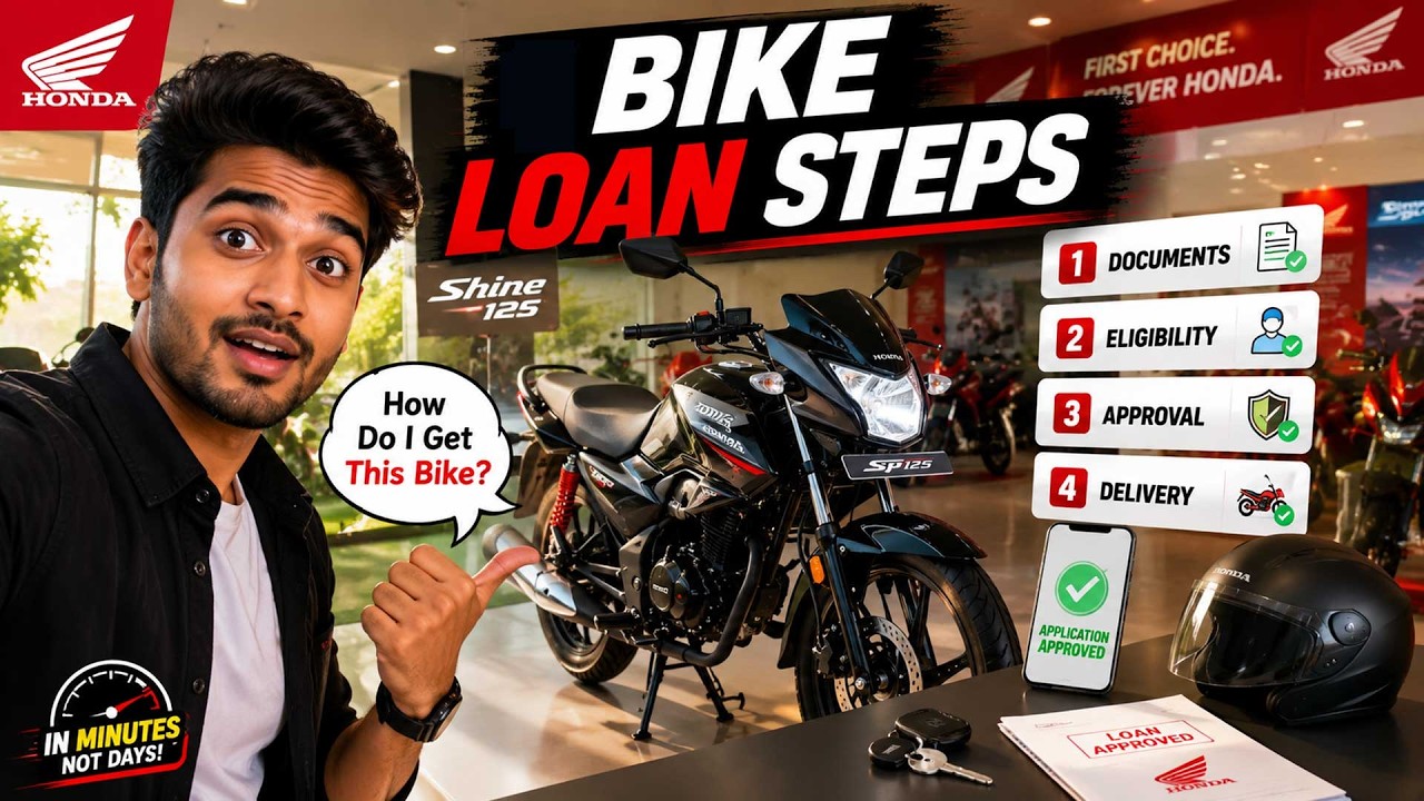 Honda 2-Wheeler Loan Process Explained Step-by-Step | Bajaj Markets