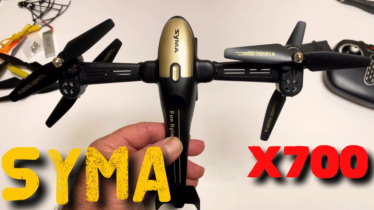 SYMA X700 Helicopter Quadcopter Drone Setup Flight and Review