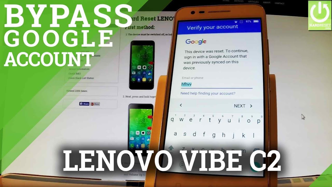 Bypass Google Verification in LENOVO Vibe C2 - Activate LENOVO Without Google Account