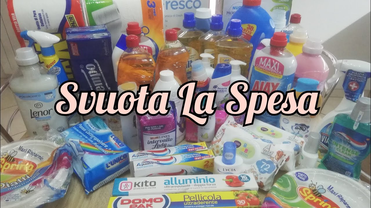 Svuota La Spesa Detersivi/Ho Speso 85€💸
