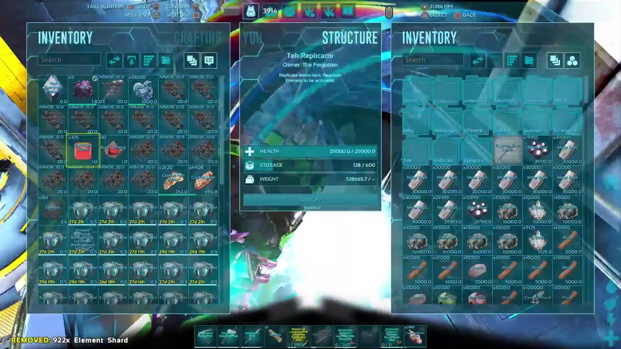 Ark Survival Evolved #server:BloodyThorns #PVE #CrystalIsles