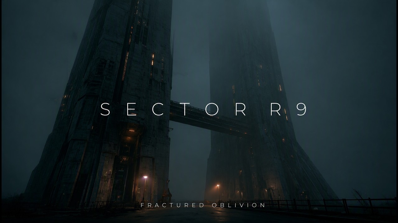 Sector R9 | Calm Dystopian Ambient Music - Relaxing Dark Ambient Journey