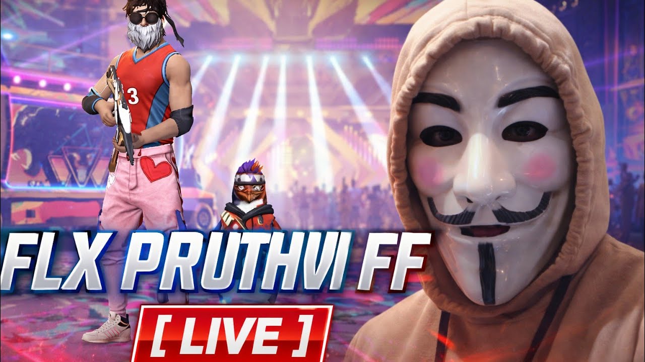 LIVE GUILD TEST FLX PRUTHVI FF 🔴 LIVE 😱 COME JOIN MY GUILD