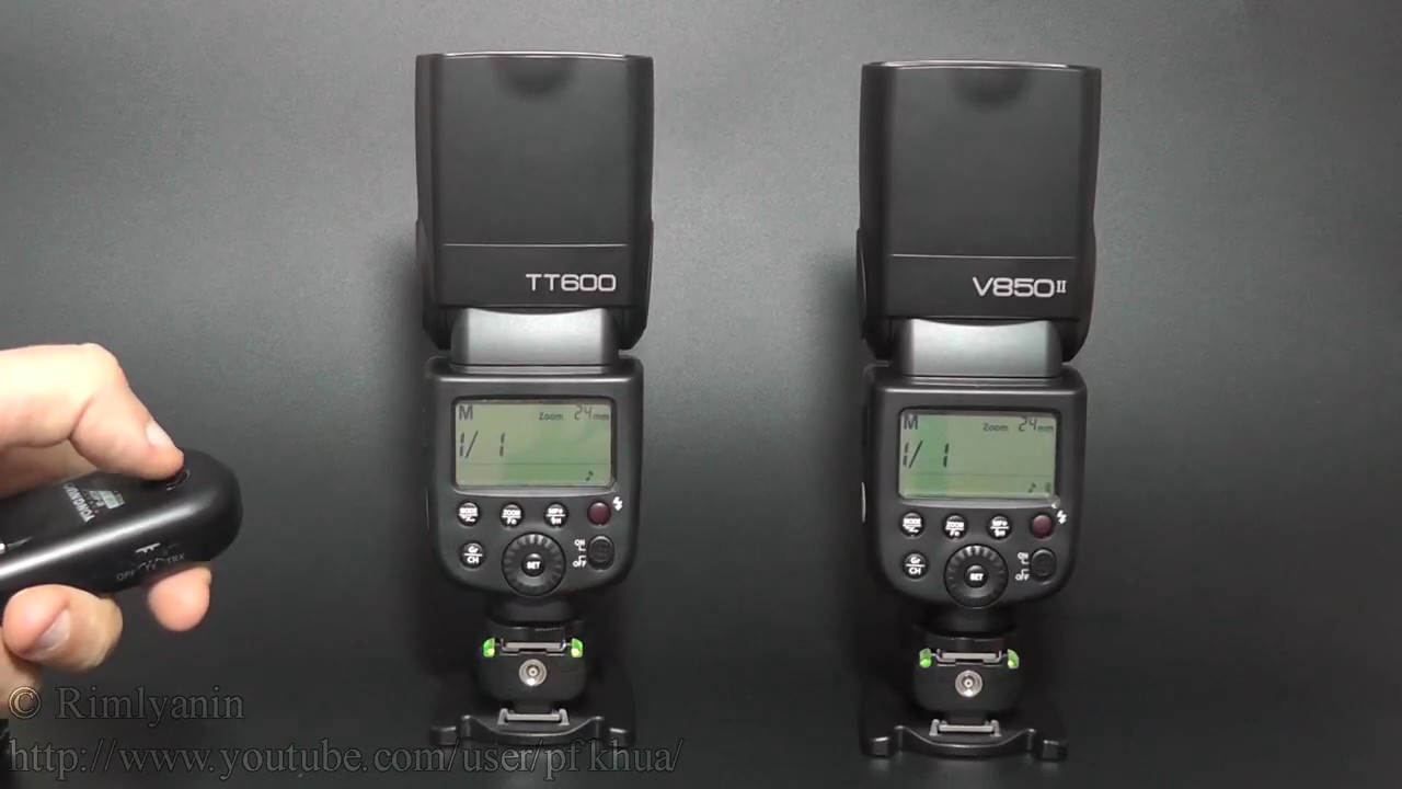 Godox TT600 Flashpoint Zoom R2 Manual & Godox V850II Flashpoint Zoom Li-on R2 Manual Recycle Time