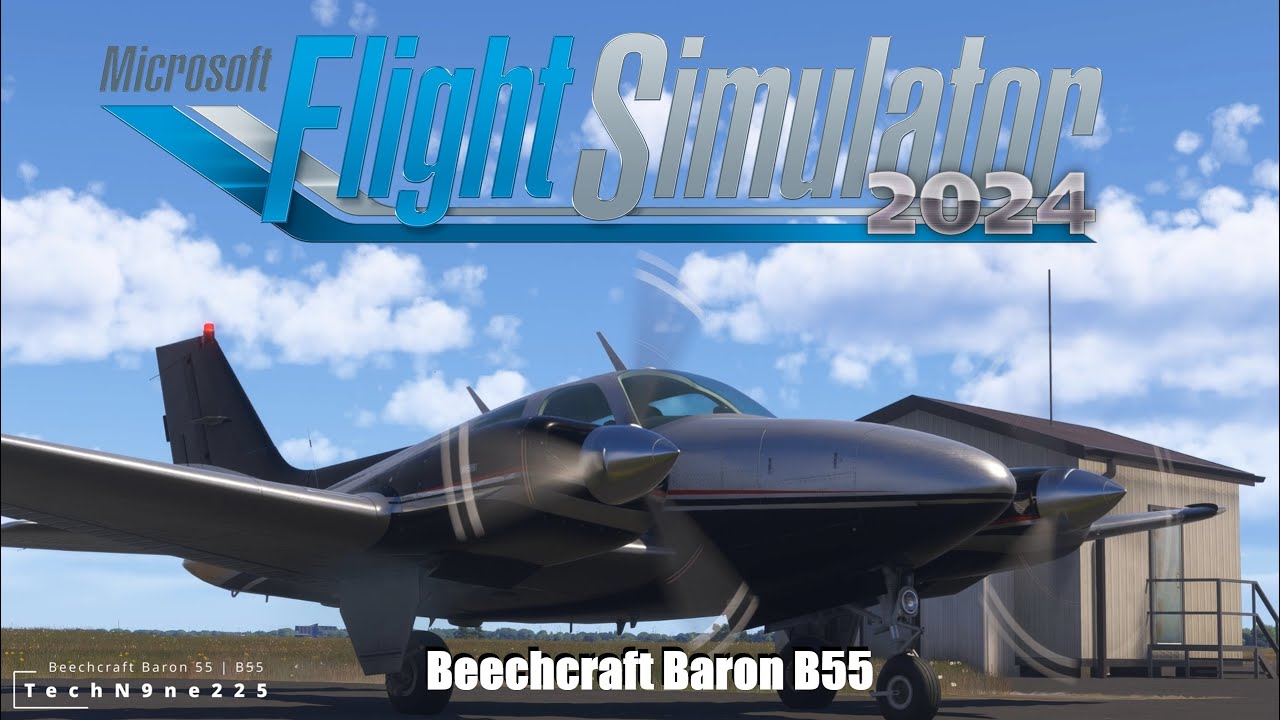 Beechcraft Baron B55 Flight | MSFS 2024 | New Orleans (KNEW) → Gulfport (KGPT)