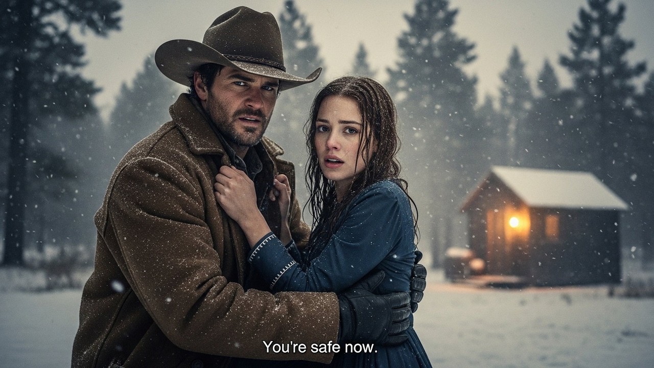 She Was Shivering in the Snowy Woods, The Cowboy Found Her and Said 