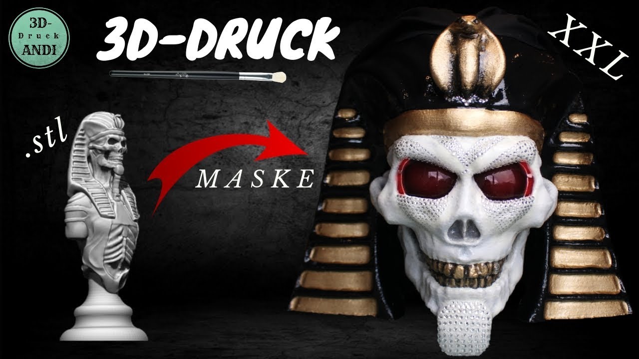 XXL-Maske aus dem 3D-Drucker (DJ-Donnerfinger)