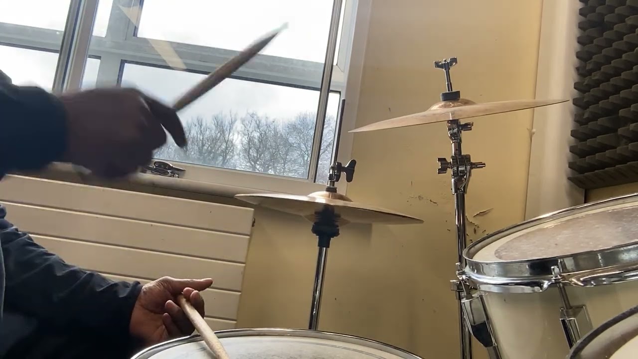 Rudimentary 7 stroke rolls in a beautiful funky groove.