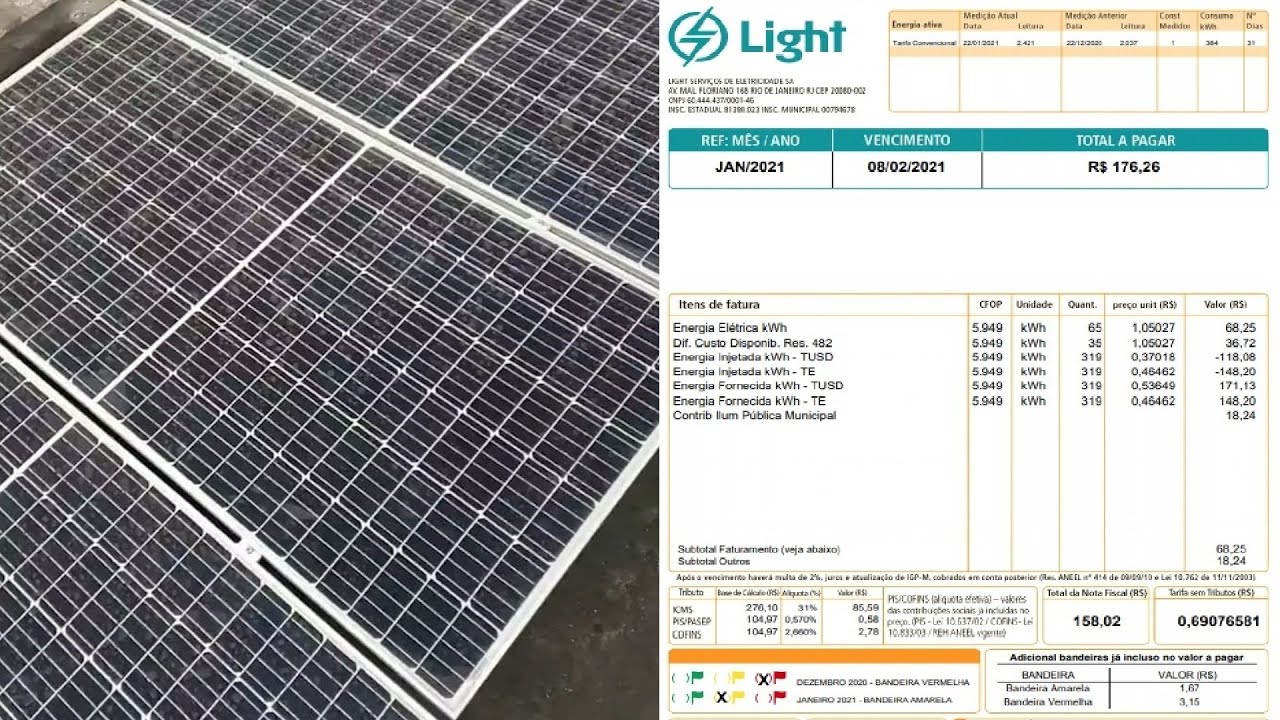 Geração de Energia Solar - Parte #4 - Cobrança abusiva de ICMS pela Concessionária Light RJ