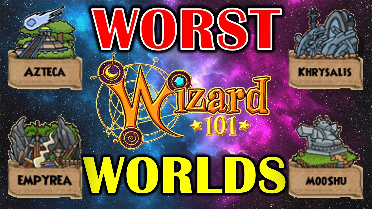 Wizard101 - Top 8 WORST WORLDS!