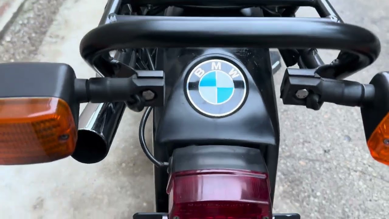 BMW R100GS 1988 black B52274U - walk around detail