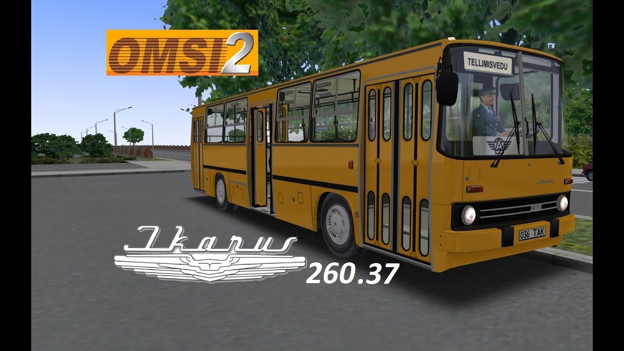 Omsi 2 г. Чебоксары обновленный маршрут №17 автобус Ikarus 260
