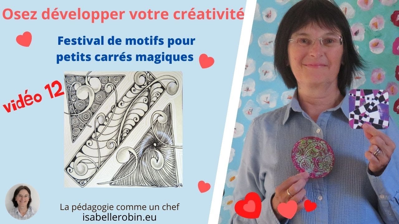 Festival de motifs pour petits carrés magiques